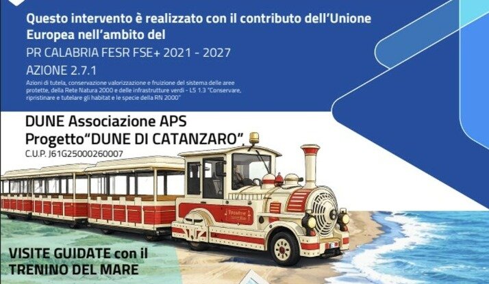Dopo il successo del debutto, il "Trenino del Mare" raddoppia: ad Agosto un viaggio speciale alla scoperta delle Dune di Giovino