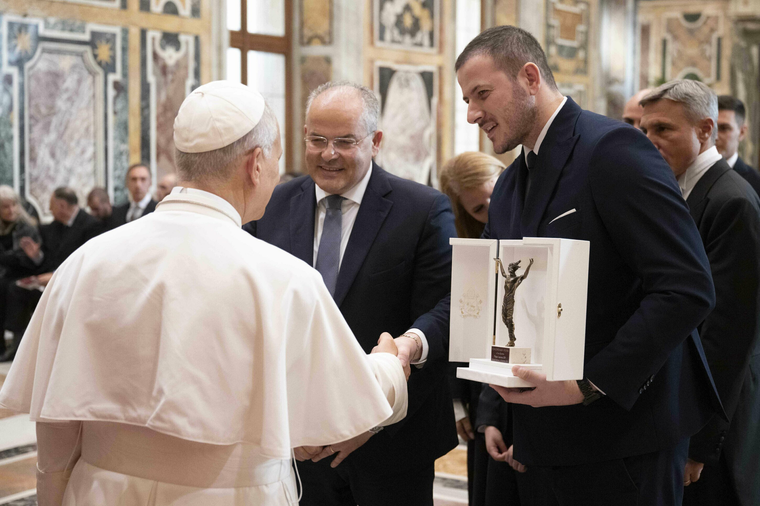 MICHELE E ANTONIO AFFIDATO RICEVUTI DA PAPA LEONE XIV