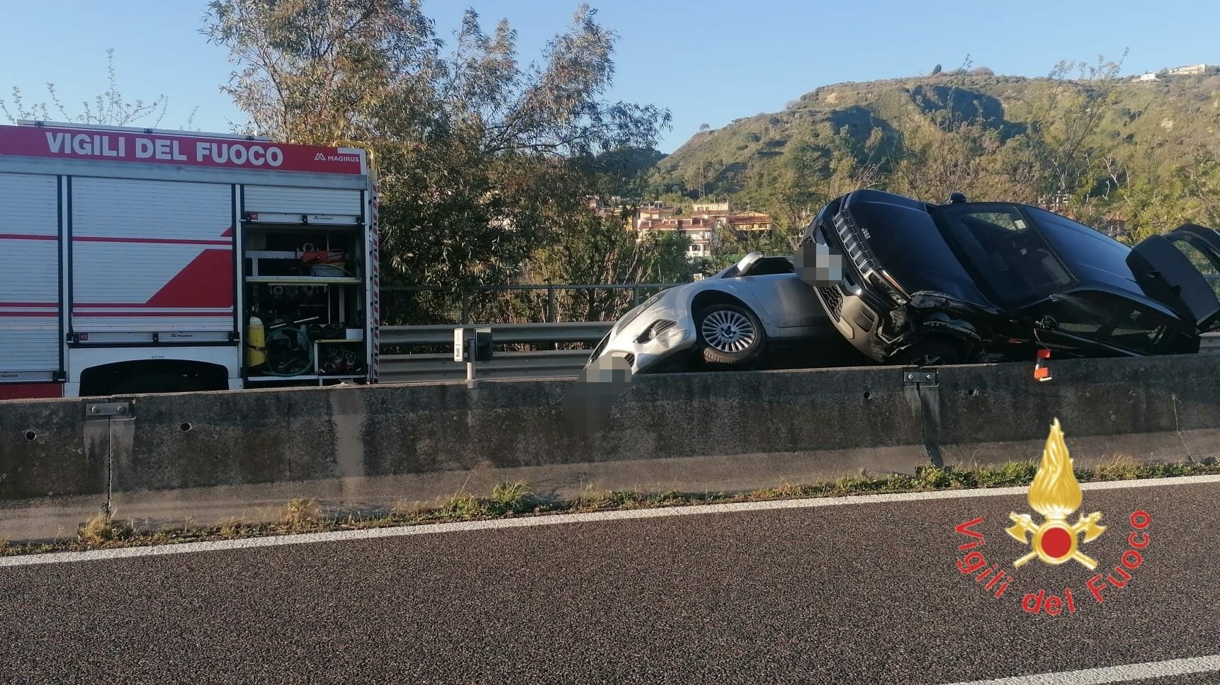 INCIDENTE STRADALE VICINO ALLO SVINCOLO MARTELLETTO-SARROTTINO