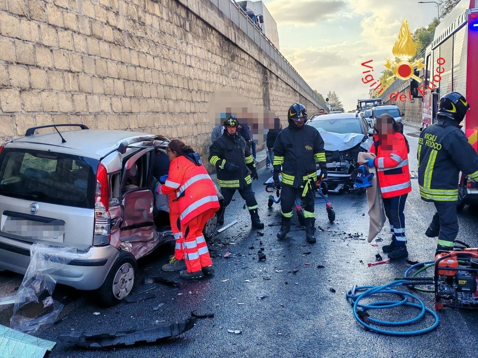Incidente stradale su Viale De Filippis, Catanzaro
