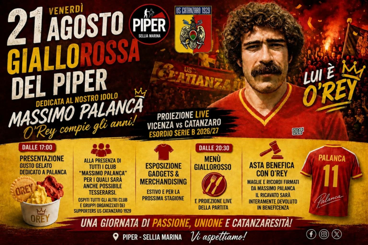 Tifo, beneficenza e 