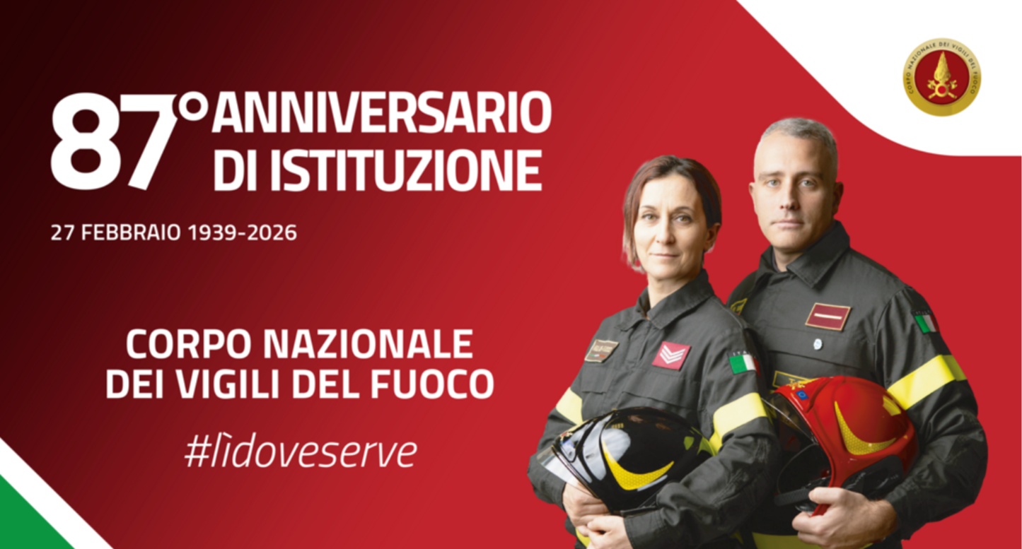 Catanzaro celebra domani, 27 febbraio, l&rsquo;87&deg; anniversario dell&rsquo;istituzione del Corpo Nazionale dei Vigili del Fuoco