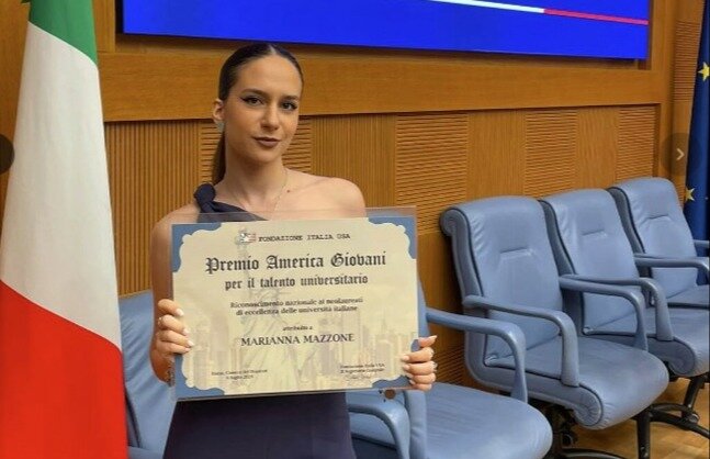 Eccellenza catanzarese insignita alla Camera dei deputati con il Premio America Giovani