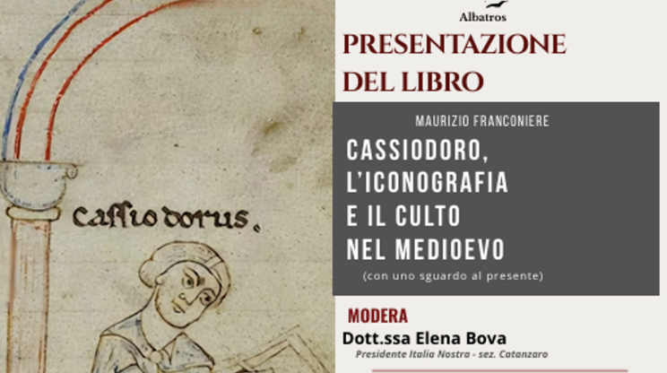 Catanzaro, sabato 11 luglio la presentazione del nuovo volume di don Maurizio Franconiere dedicato a Cassiodoro