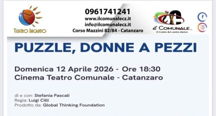 “Puzzle”, viaggio nell’animo femminile: al Teatro Comunale una storia di dolore e rinascita “Puzzle”, viaggio nell’animo femminile: al Teatro Comunale una storia di dolore e rinascita