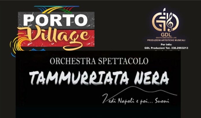 PORTO VILLAGE QUESTA SERA IL GRANDE OMAGGIO A RENZO ARBORE CON L&rsquo;ORCHESTRA SPETTACOLO "TAMMURRIATA NERA"