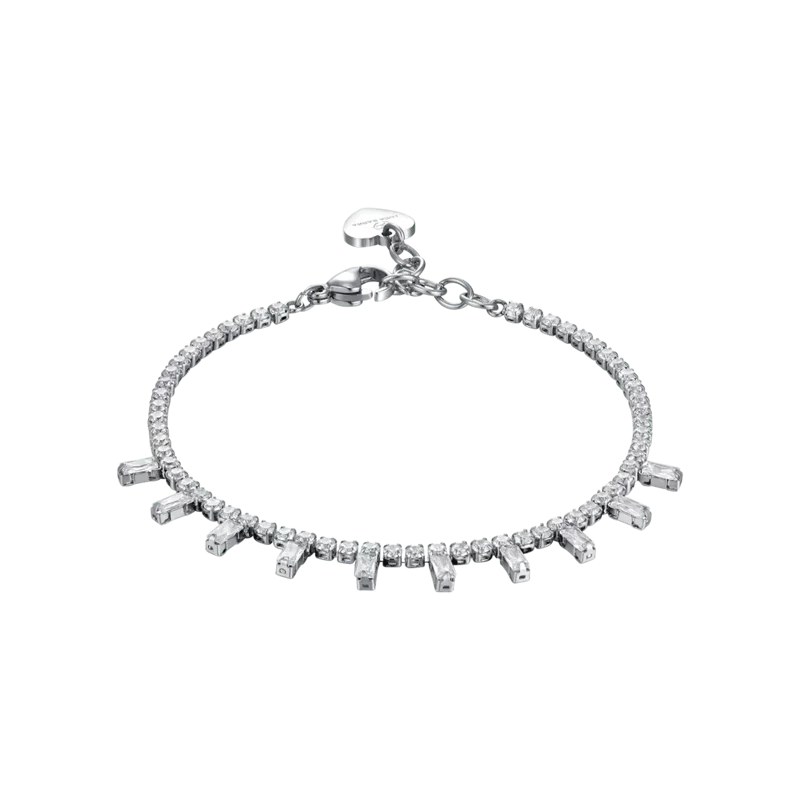 luca-bara-bracciale-da-donna-in-acciaio-tennis-con-pietre-bianche-con-rettangoli-bianchi-pendenti