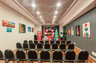 sala per la festa di Natale
