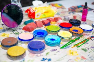 Trucchi anallergici multicolore per truccabimbi