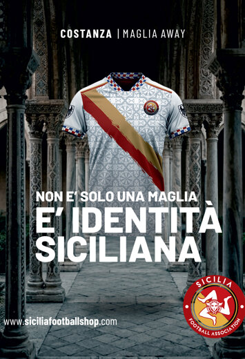 NAzionale Siciliana - Wear your Story Costanza MAglia Away