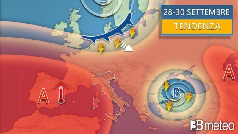 In Sicilia qualche pioggia, poi torna il caldo anomalo