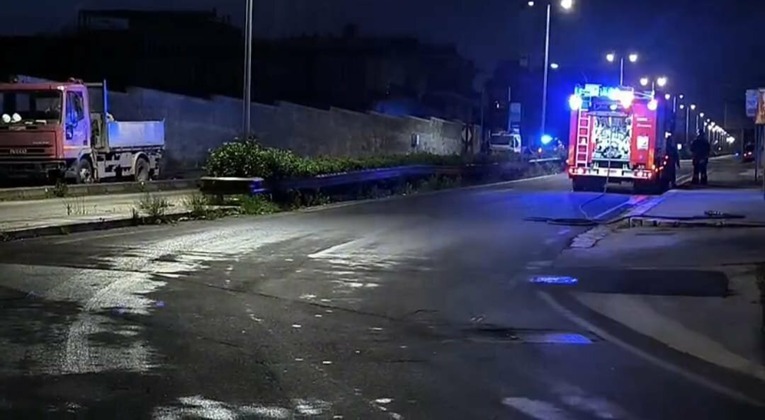 Perdita di metano sulla provinciale del Ragusano Perdita di metano sulla provinciale del Ragusano