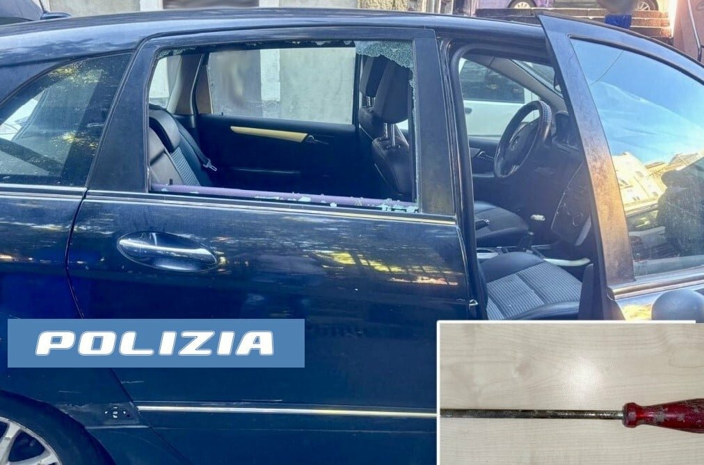 Ladro di auto sorpreso al centro di Catania