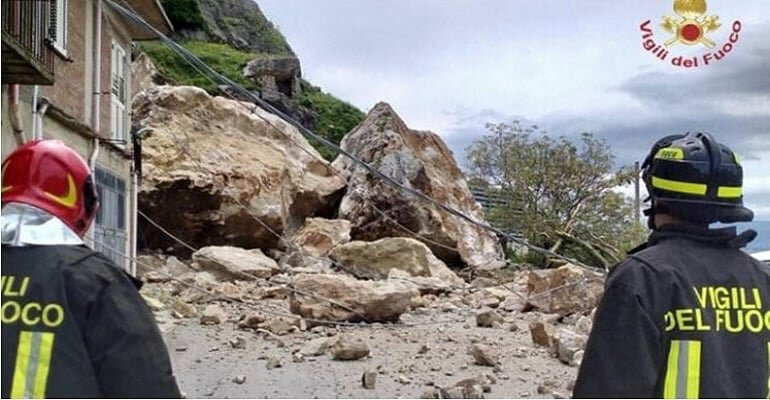 San Fratello, avviata messa in sicurezza del costone