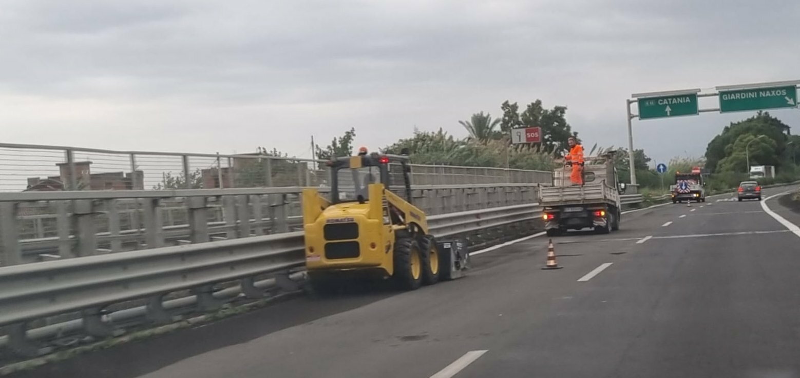 A18, incubo cenere lavica e pioggia