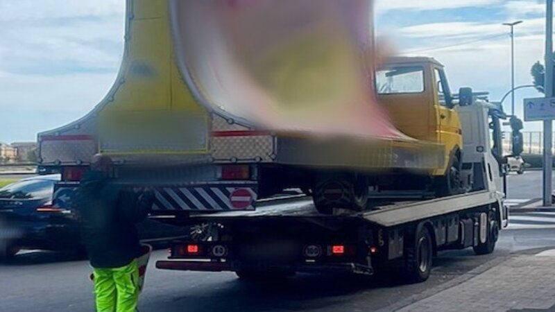 Catania: camion del circo senza assicurazione