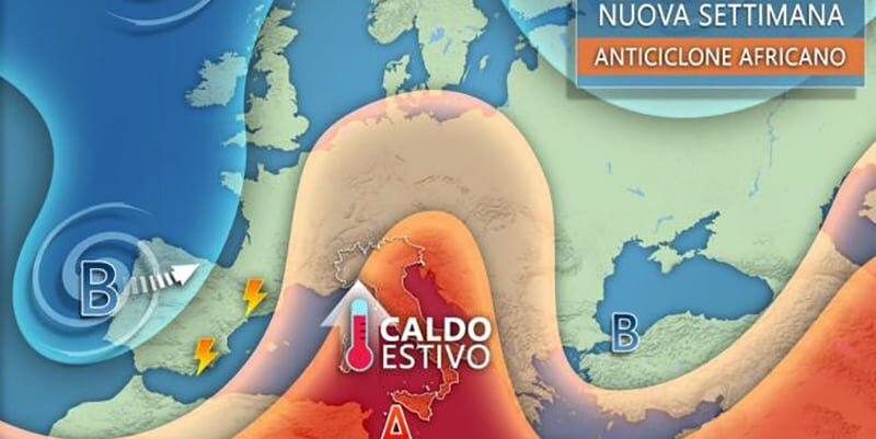 Meteo: temperature fino a 34&deg;