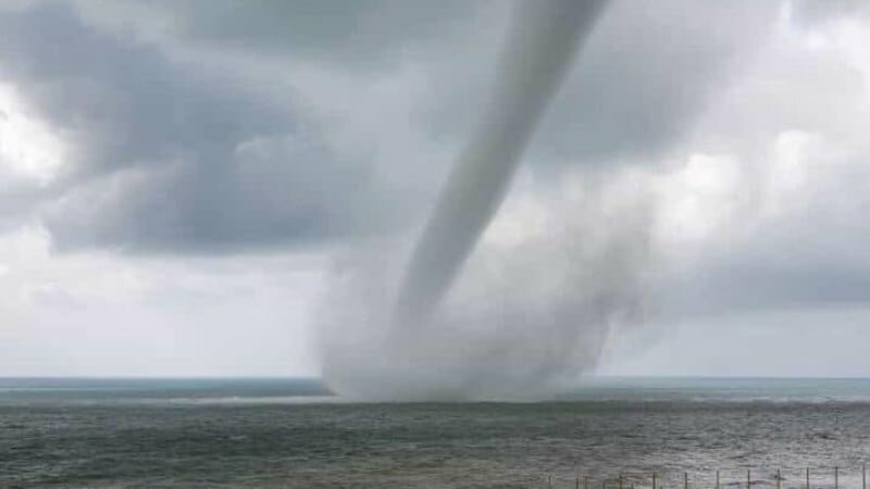 Tromba marina al largo di Marzamemi