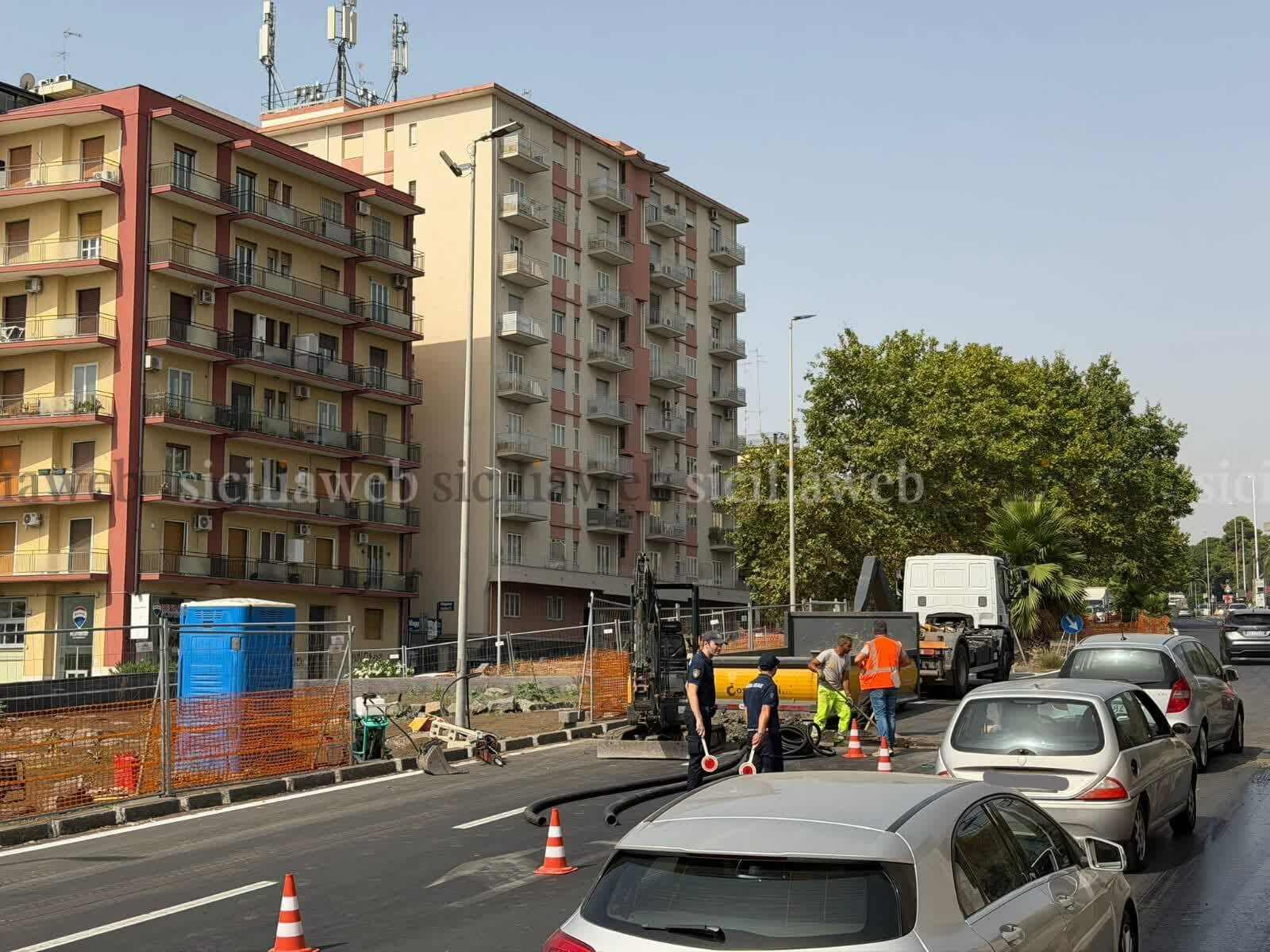 Catania, intrappolati alla circonvallazione