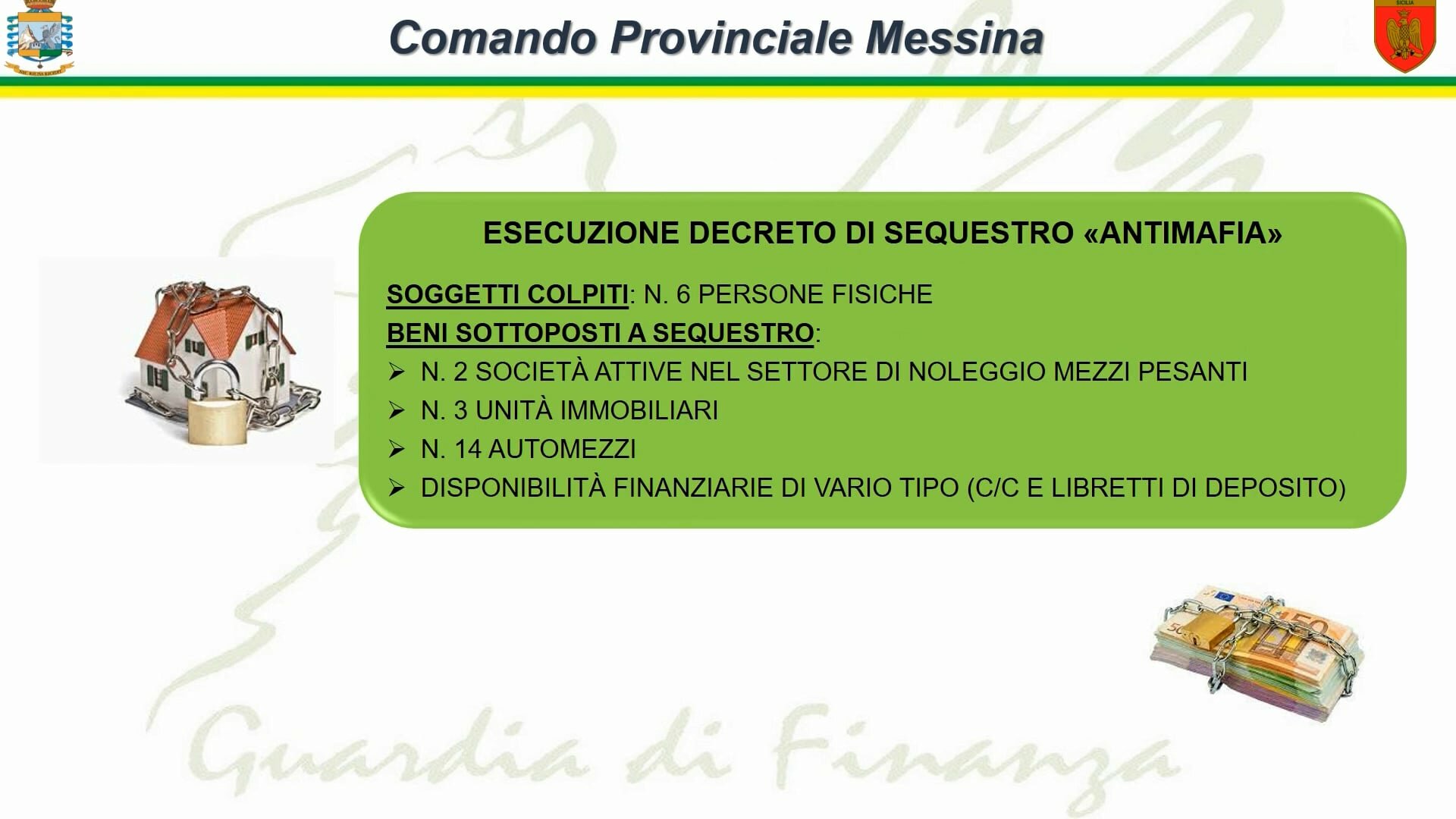 Bloccati i beni del boss