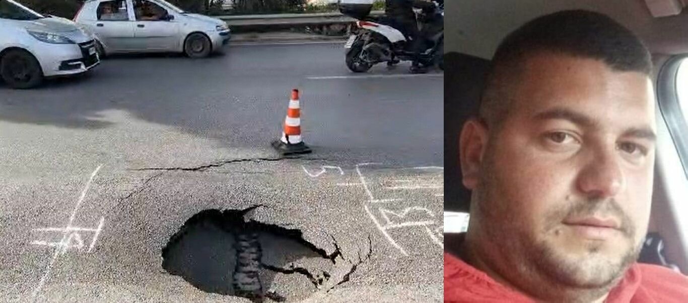 Moto nella voragine: cade e muore