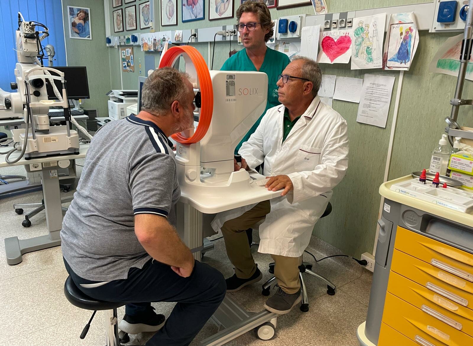 Palermo, tecnologia angiografica per prevenire le maculopatie