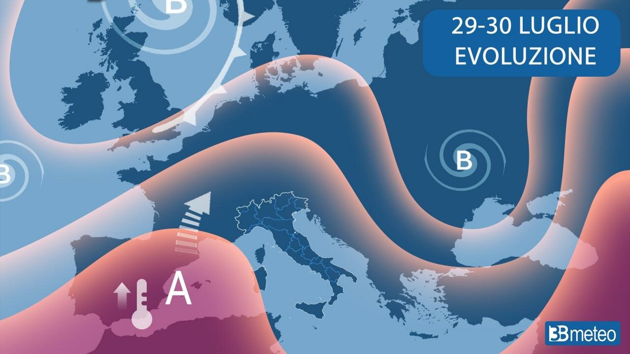 Arriva il fresco in Sicilia, ma solo per un salutino