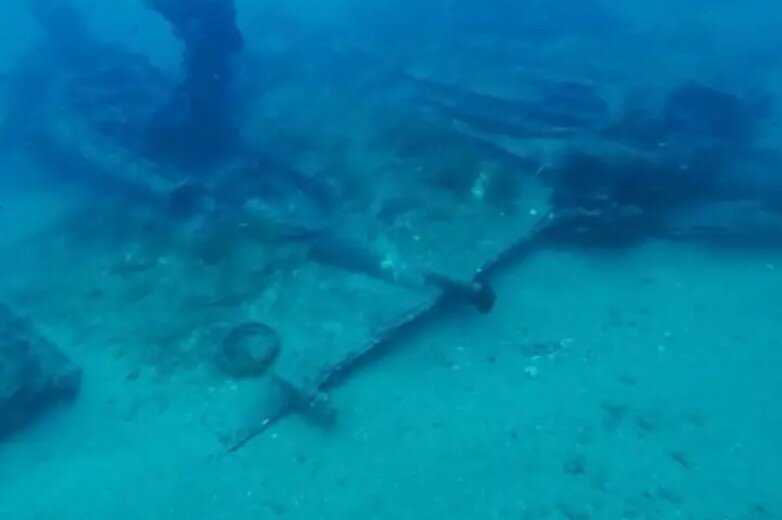Mazara del Vallo: trovato in mare aereo della seconda guerra mondiale Mazara del Vallo: trovato in mare aereo della seconda guerra mondiale