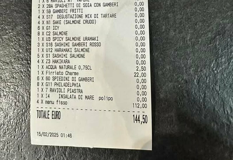 Vanno via senza pagare la cena di San Valentino