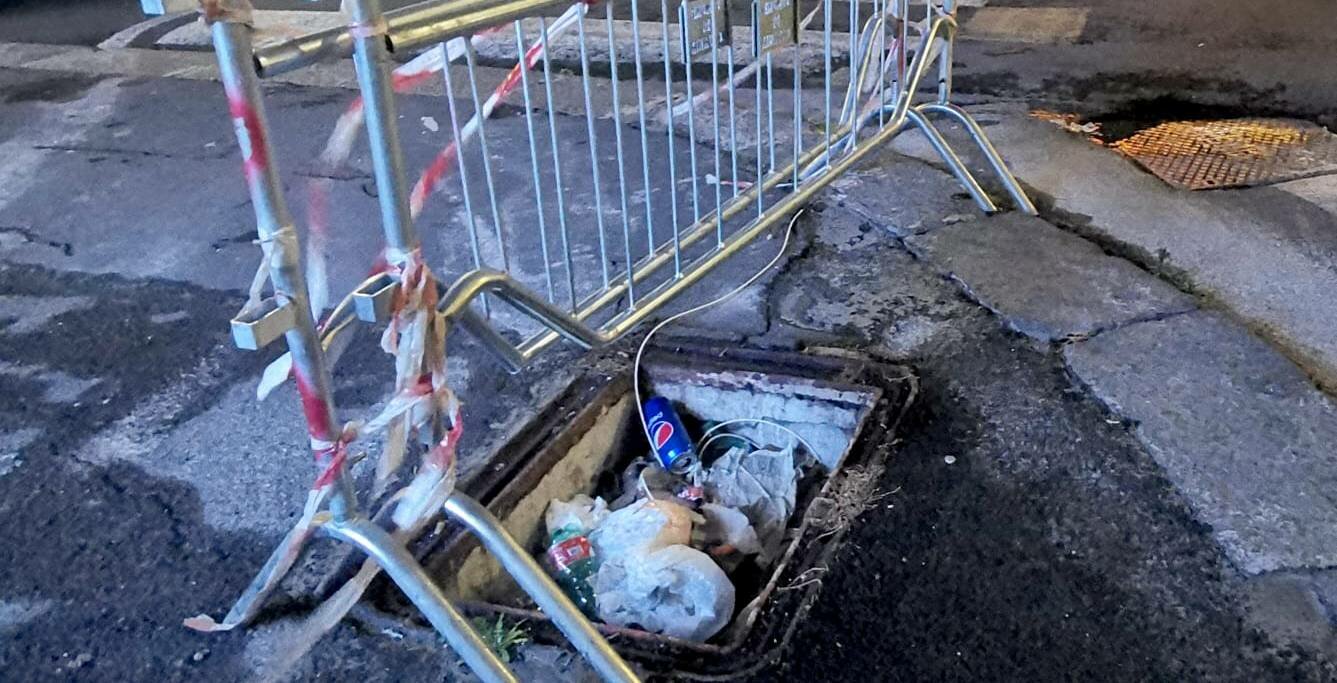 A Catania spariscono i tombini