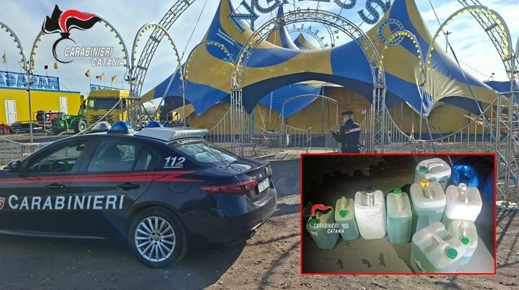 Sorpresi a rubare gasolio dal camion del circo Sorpresi a rubare gasolio dal camion del circo