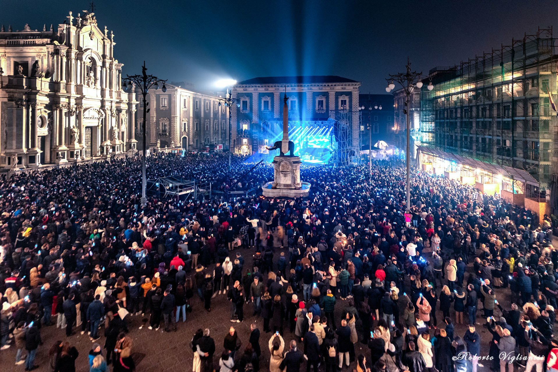Capodanno a Catania su Mediaset