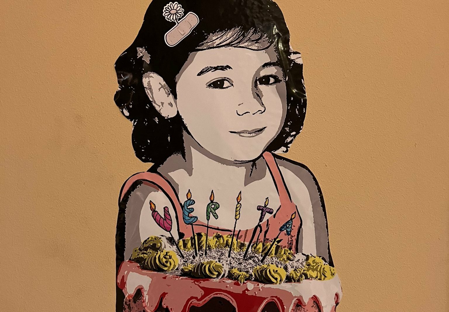 Un murale per i 23 anni di Denise