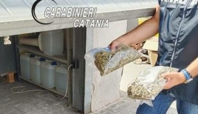 "Apri il garage": e arriva una zaffata di 'erba'