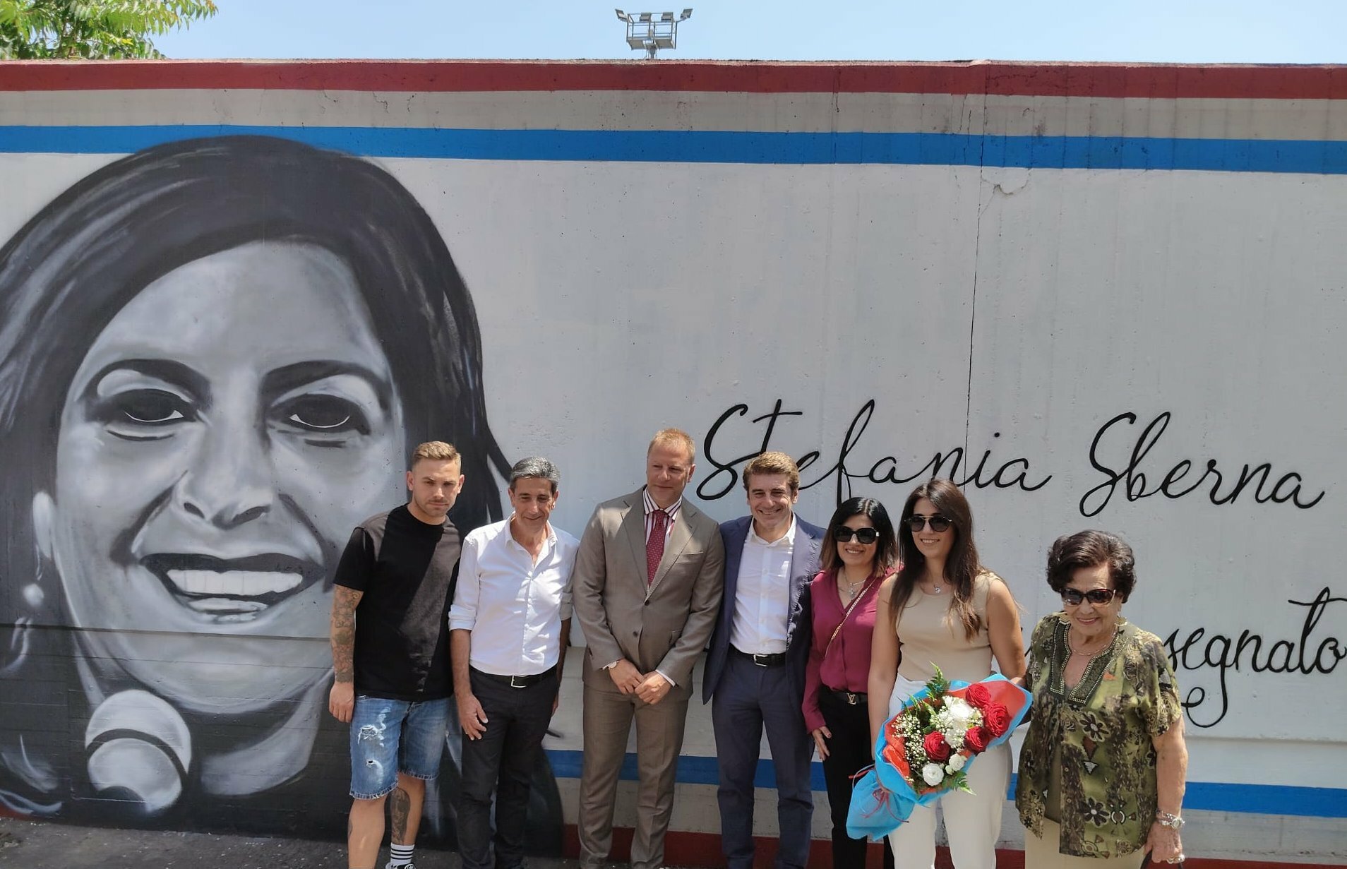 Un murale per Stefania Sberna Un murale per Stefania Sberna