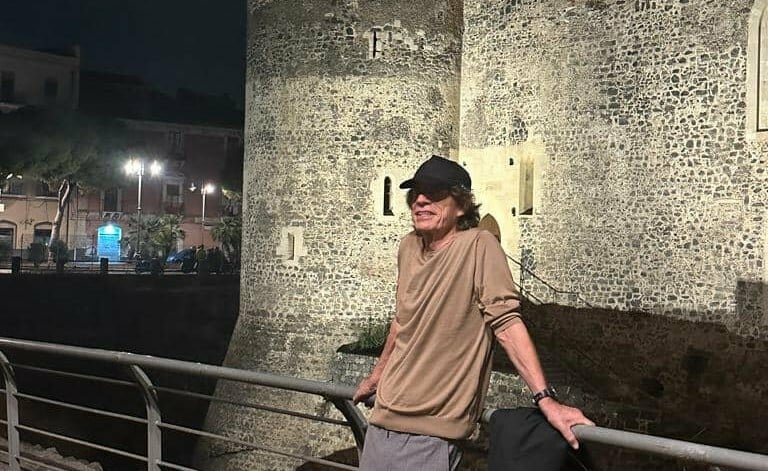 C'&egrave; Mick Jagger al Castello Ursino