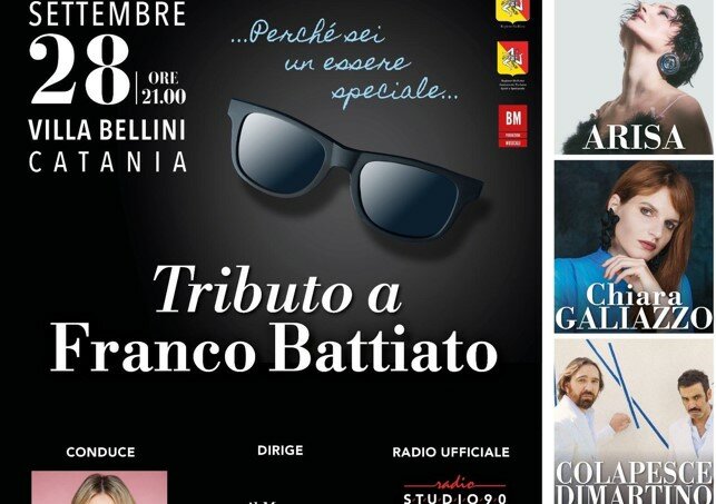 Catania ricorda Battiato: serata gratis alla Villa