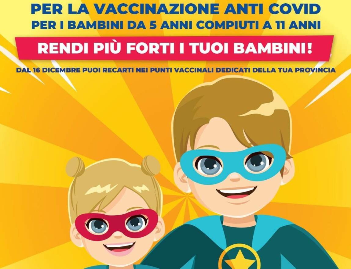 Vaccini ai bambini, via alle prenotazioni nel Catanese