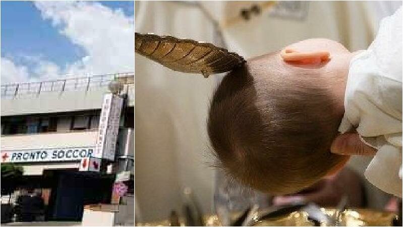 Acido in acqua benedetta, bimba all'ospedale