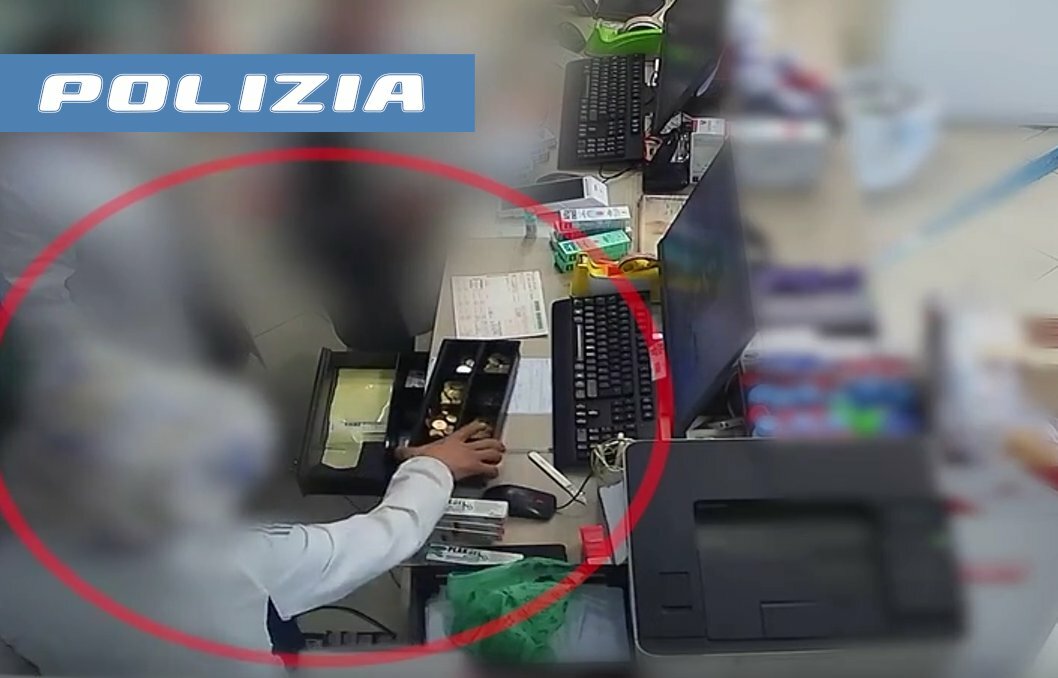 Assalto a farmacia catanese: preso il rapinatore col cappello