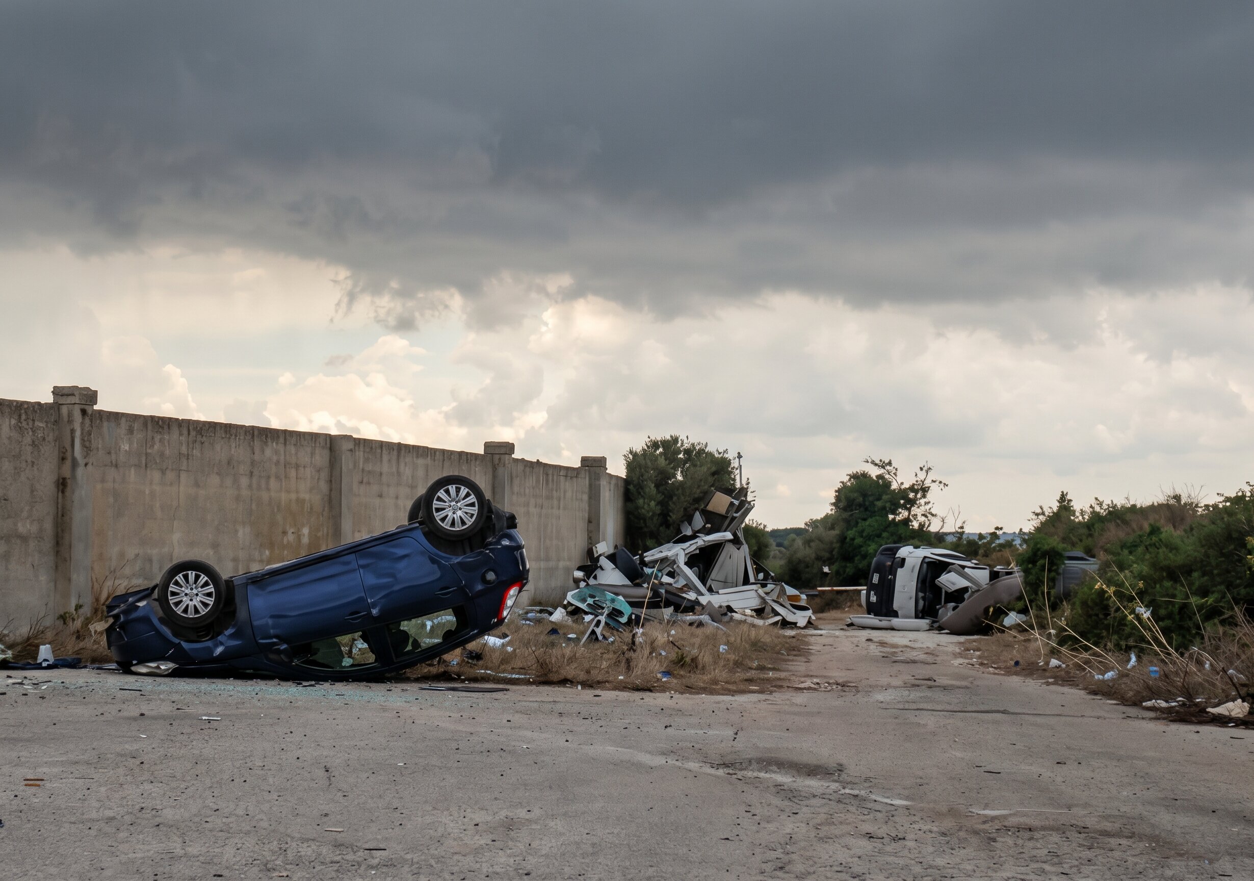 Doppia tromba marina: volano auto, un disperso e diversi feriti