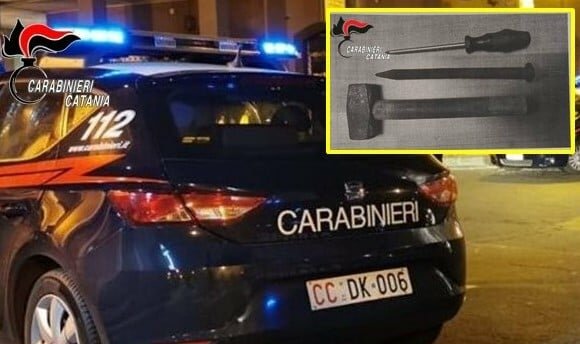 Catania, sorpreso il ladro di carburante