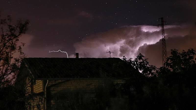 Notte di fulmini visti da Bronte