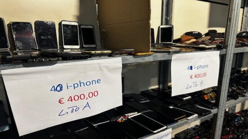 All'asta trolley, pc e iPhone smarriti in aeroporto