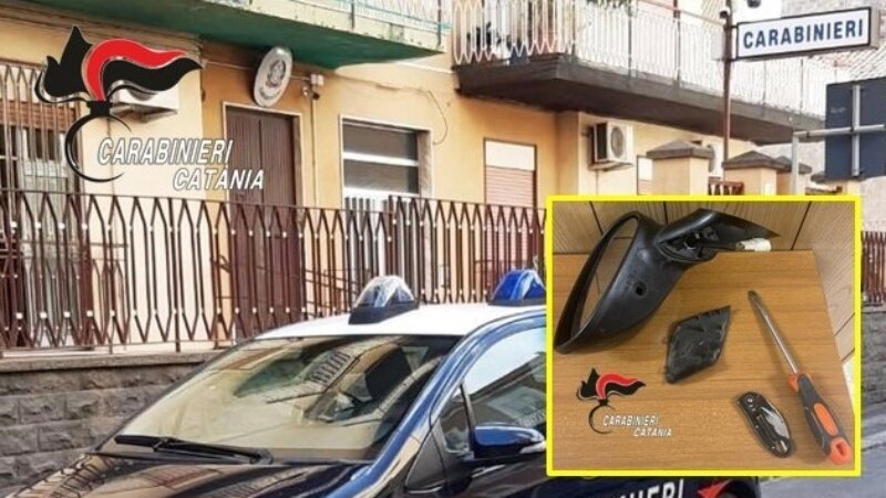 Beccato a San Cristoforo a rubare faro della Smart