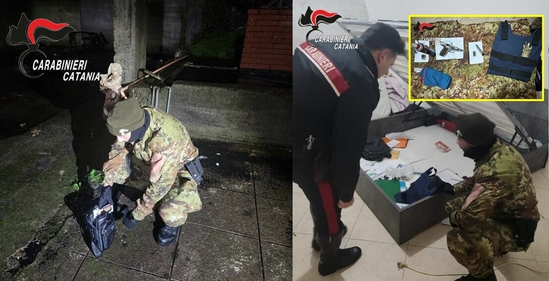 Rapina violenta e fuga sui tetti: presi i 2 catanesi