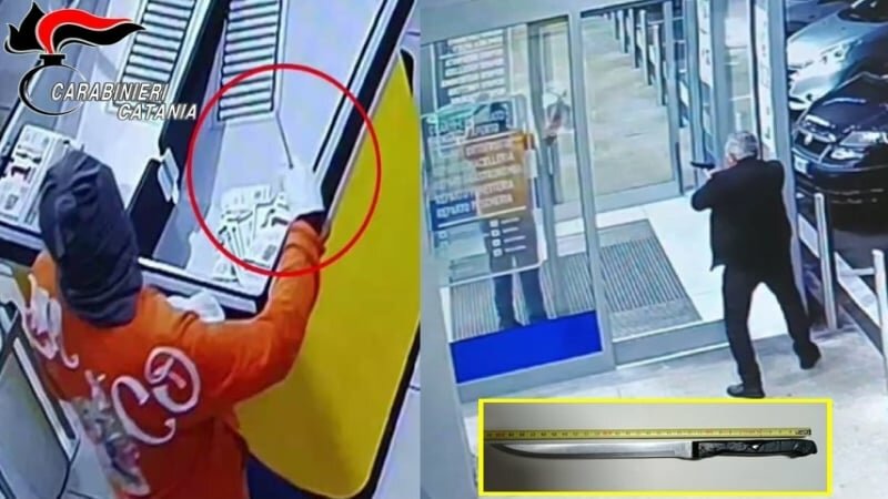 Rapina supermercato, all'uscita trova i carabinieri
