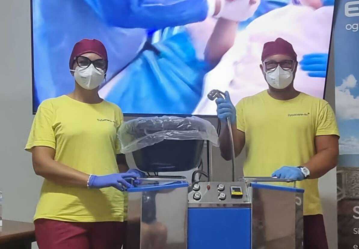 Doccia a letto per i pazienti immobilizzati: servizio innovativo ad Agrigento