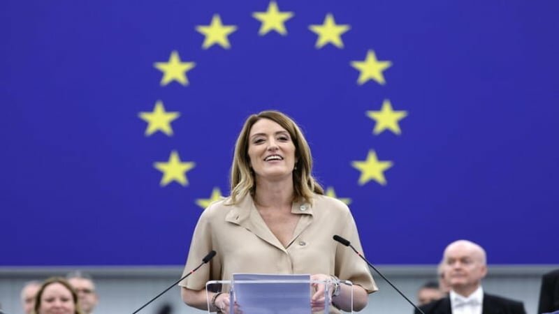 Parlamento europeo, Metsola rieletta presidente