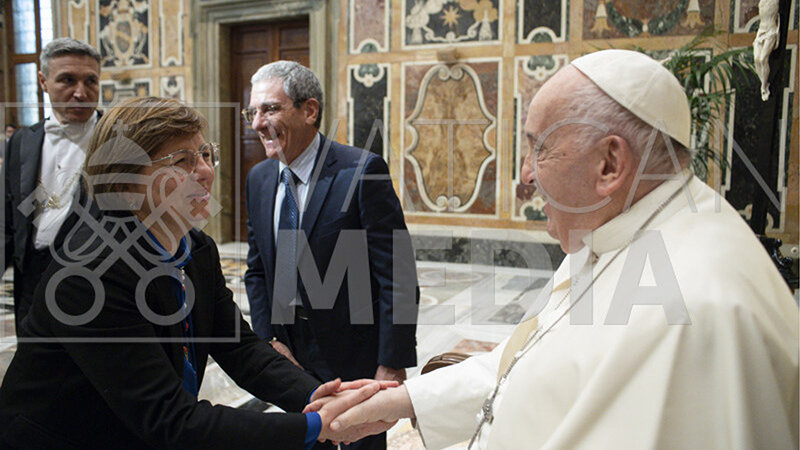 In visita dal papa